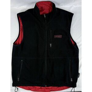 Ralph Lauren Polo Sport Black/Red Reversible Fleece Polartec Thermal Pro Mens L